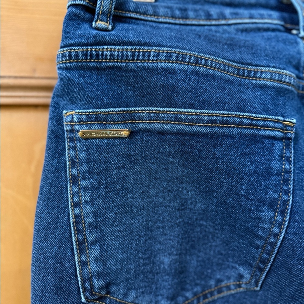Michael Kors Blue Flare Jeans - Picture 6 of 7